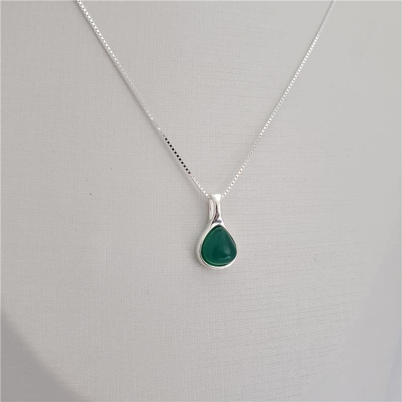 CONJUNTO PEDRA NATURAL PRATA 925