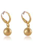 Argolinha com Pingente Bolha | Banhado em Ouro 18k