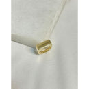 Anel Topo Quadrado | Banhando em Ouro 18k