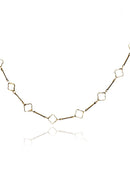 Choker Trevos e Tubinhos | Banhado em ouro 18k