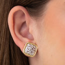 Brinco Borda Dourada e Centro Orgânico | Dois Banhos